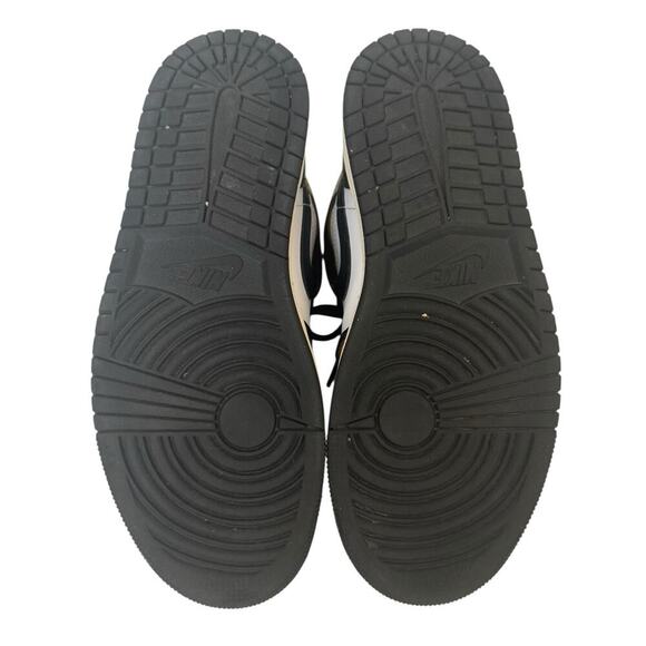 NIKE AIR JORDAN 1 Mid SE Retro Wear Away Taxi Shoes Black/White/Sail Men’s 7.5